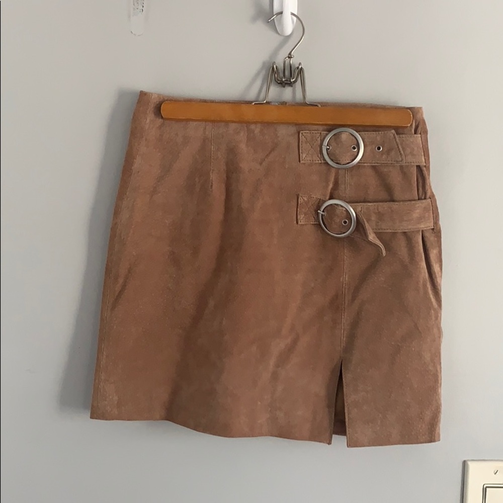 Blank NYC suede skirt
